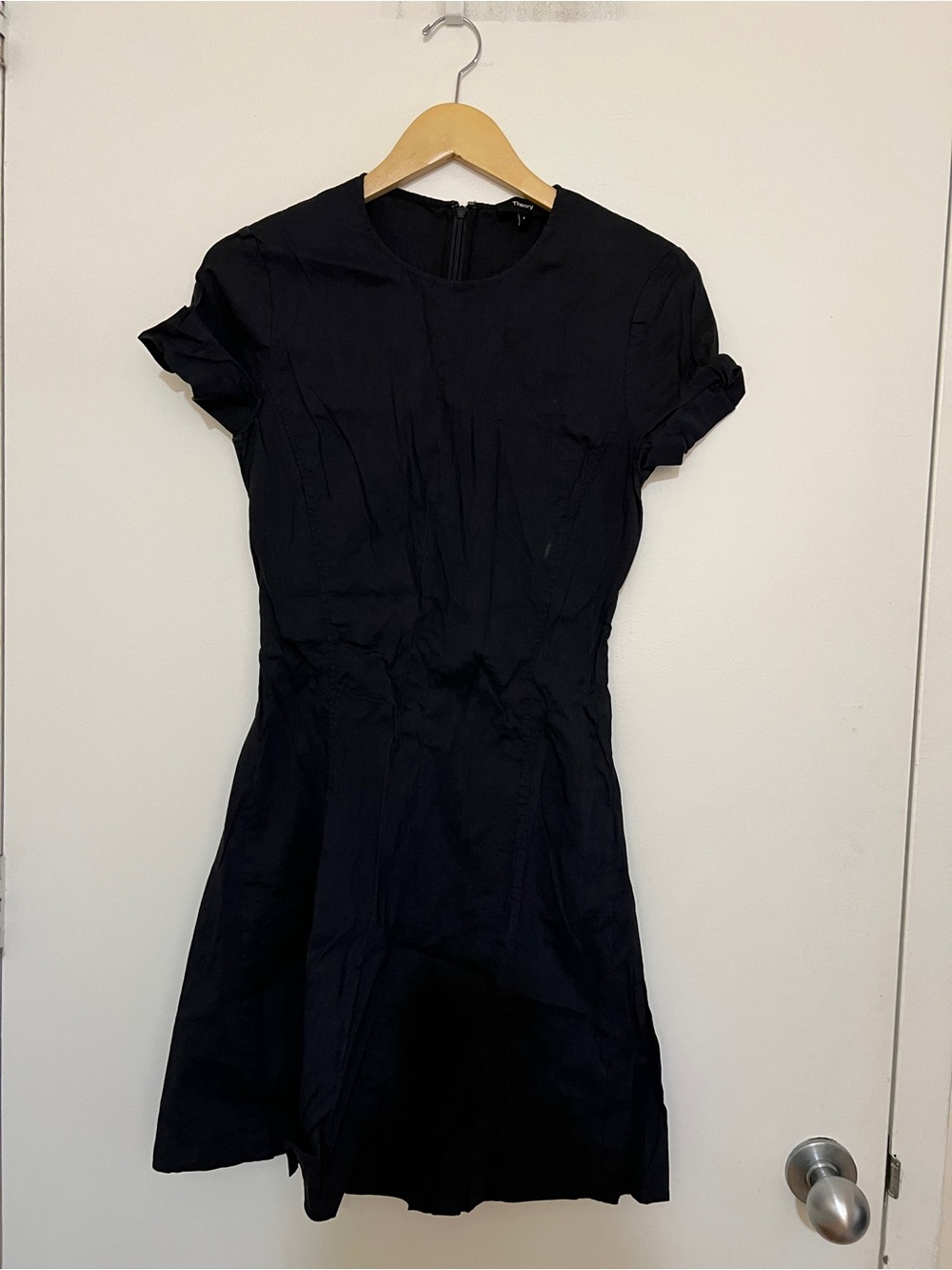 Theory Short Sleeve A-Line Dress